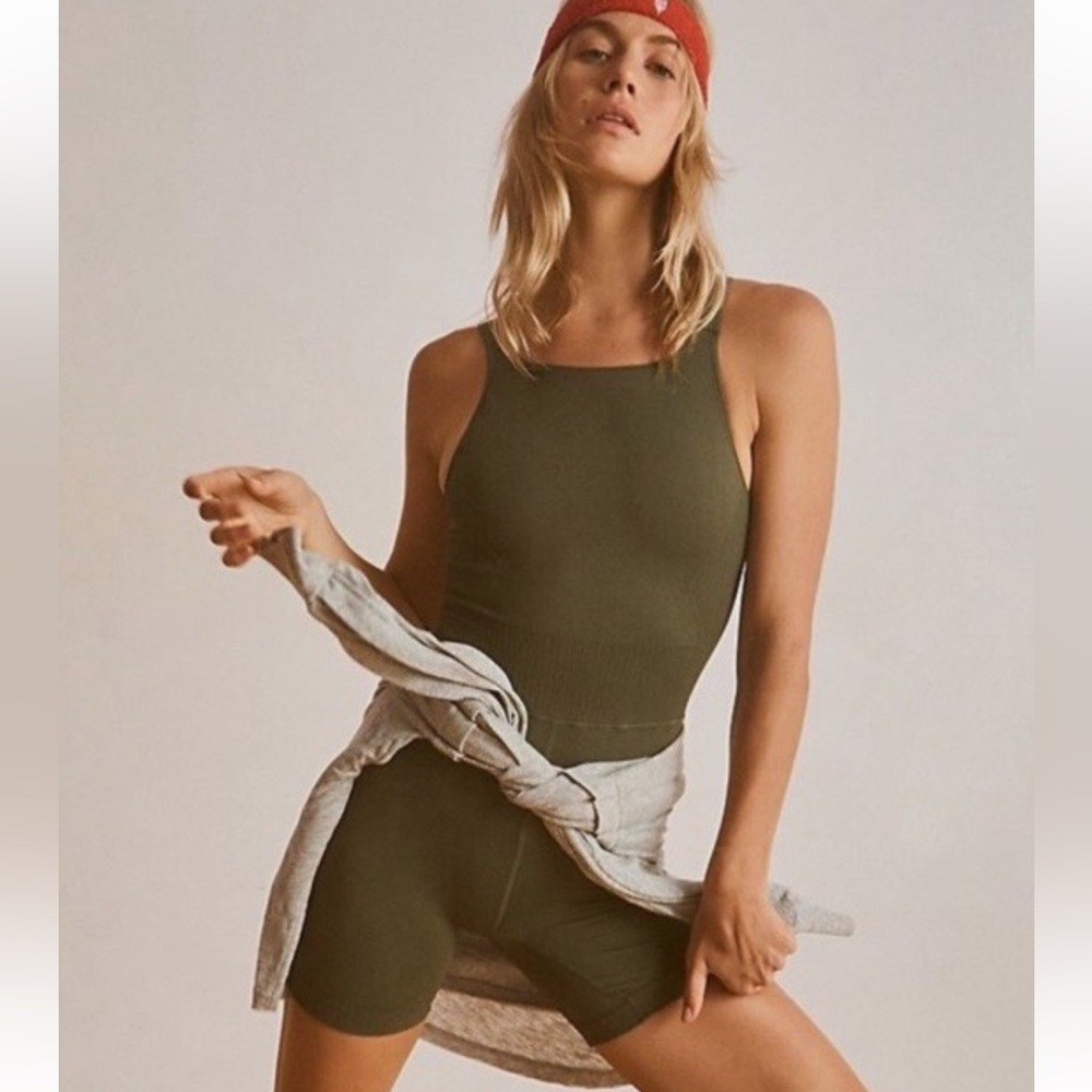 Free People Good Karma High Neck Runsie
